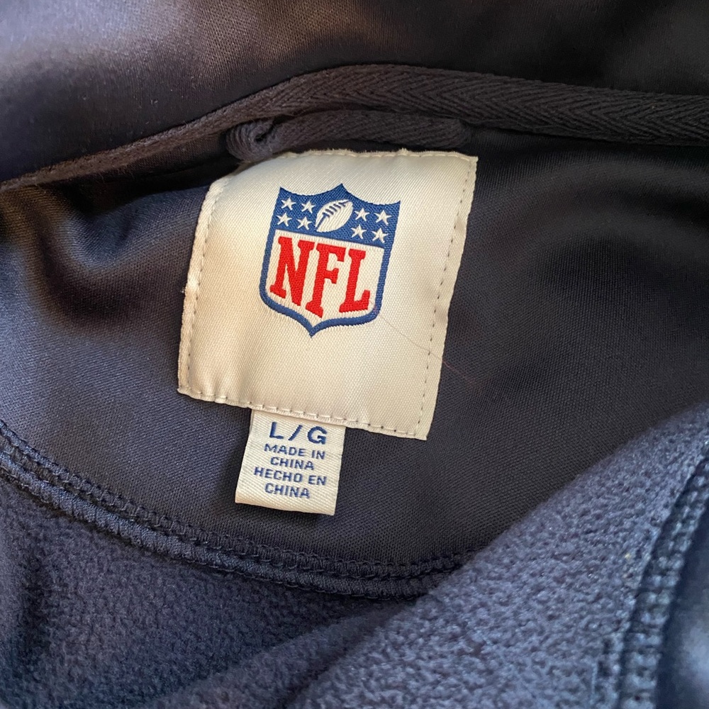 Men's Seahawks Quarter Zip Sweatshirt - Picture 4 of 4